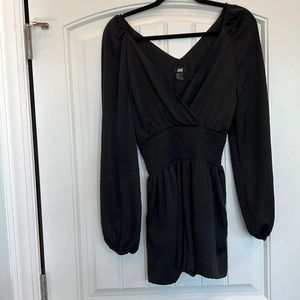 H&M black romper size 4